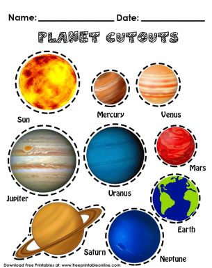 the solar system worksheet for kids to learn how to read and understand planets