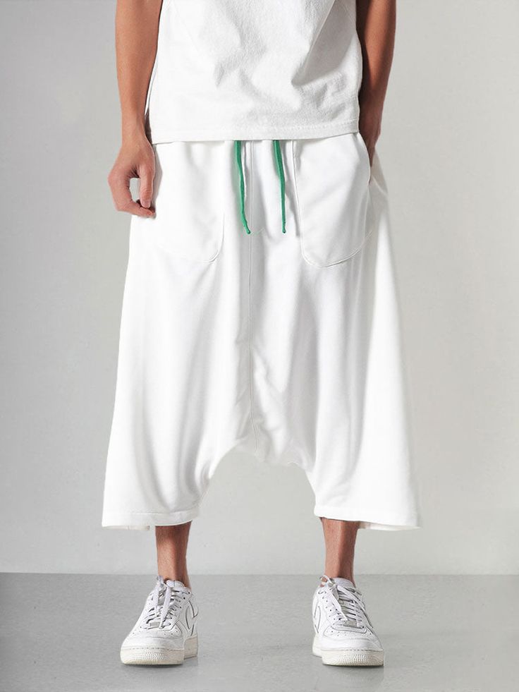 Description Material: 65% Cotton. 35% PolyesterFeatures: Loose fit. breathable. soft and lightweight.Occasion: Ideal for daily wear. sports. running. outdoor activities. vacation. etc.Easy care: Machine wash in cold water. White Ankle-length Harem Pants, White Cotton Ankle-length Harem Pants, White Loose Fit Ankle-length Harem Pants, Linen Suits Women, White Women Dresses, Sports Running, Linen Suit, Xl Dress, Size Clothing