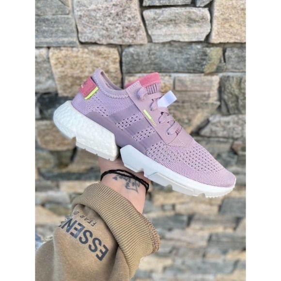 Brand New + Guaranteed Authentic + As Pictured/Described! Item: Adidas X Originals Pod-S3.1 Sneakers Color: Lt Purple / White / Pink / Neon Size: Mens 7.5 (Us) = Womens 9 (Us) ( Also 6 Uk ) Condition: Like New, Worn For 25 Mins. For Outdoor Photo Shoot. No Flaws. Description: Nice Colorway. Hard To Find Pair. These Are Reflective In A Few Places Which Make Them Light Up The Street At Night. Stretch On Knit-Sock Like Upper With Leather + Suede Details. Like New Cond. Only Worn Once + Were Too Big Adidas Pure Boost Women, Outdoor Photo Shoot, Street At Night, Outdoor Photoshoot, Pink Neon, Outdoor Photos, Adidas X, Neon Pink, Knitting Socks