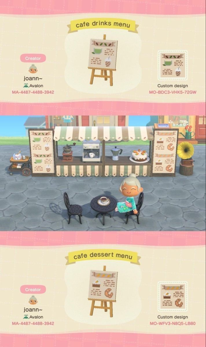 the menu for an animated restaurant is shown in this screenshote screen graber