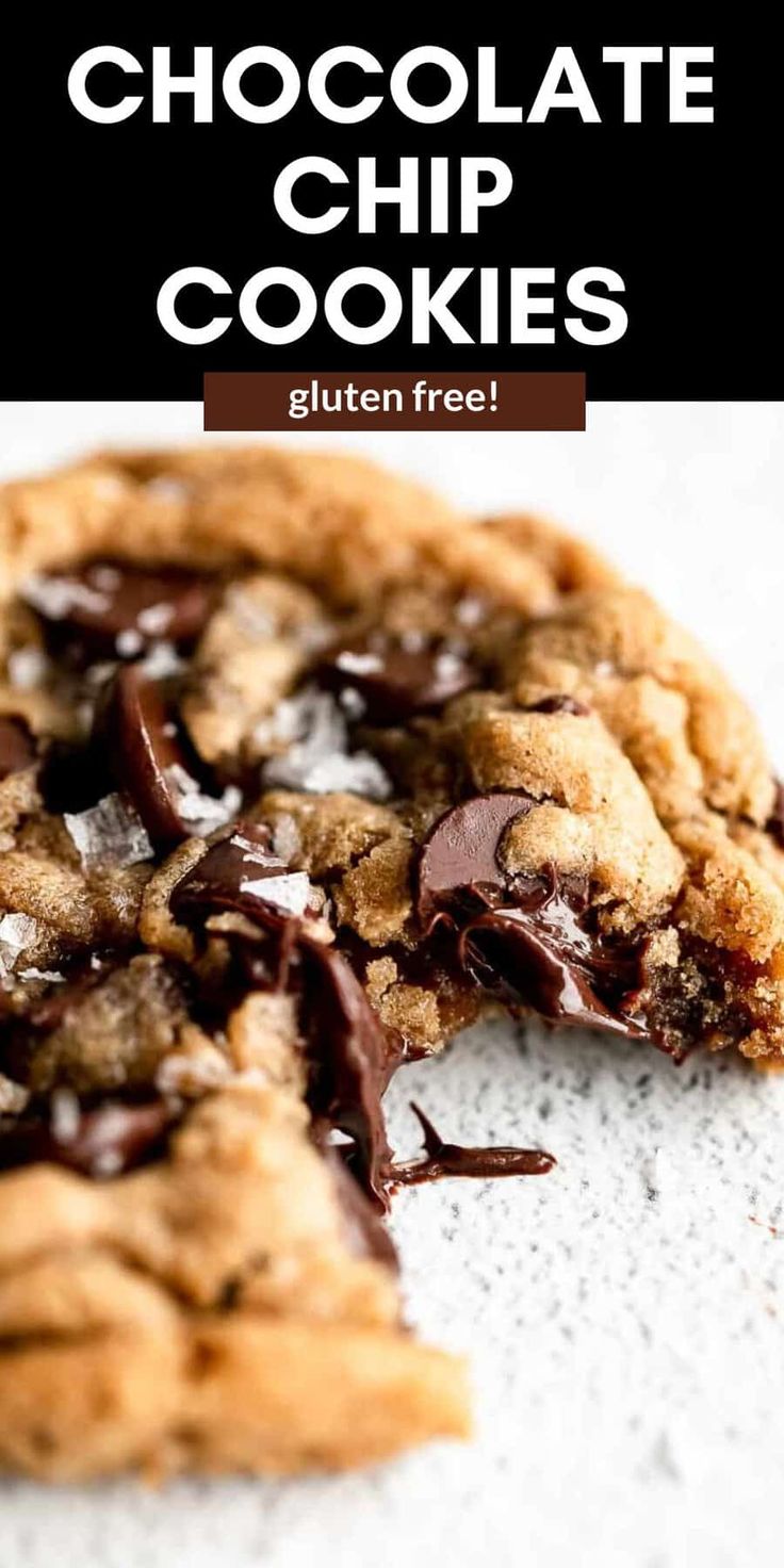 chocolate chip cookies with text overlay