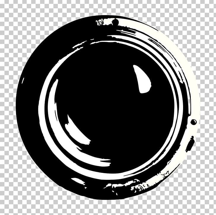 a black and white circular object on a transparent background, hd png clipart