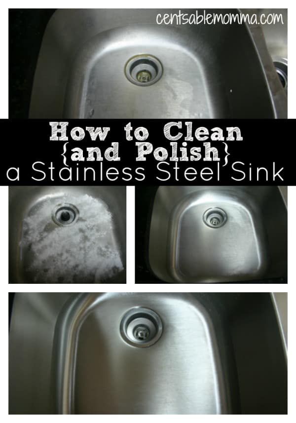 how to clean and polish a stainless steel sink