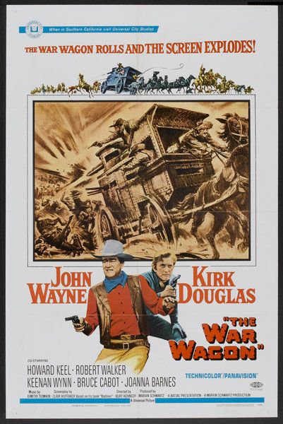 Movie Posters:Western, The War Wagon (Universal, 1967). One Sheet (27" X 41"). Western..... Chris Evans Chris Hemsworth, Joanna Barnes, Amy Locane, Howard Keel, Brent Spiner, Christopher Abbott, Andrew Mccarthy, John Wayne Movies, Billy Zane