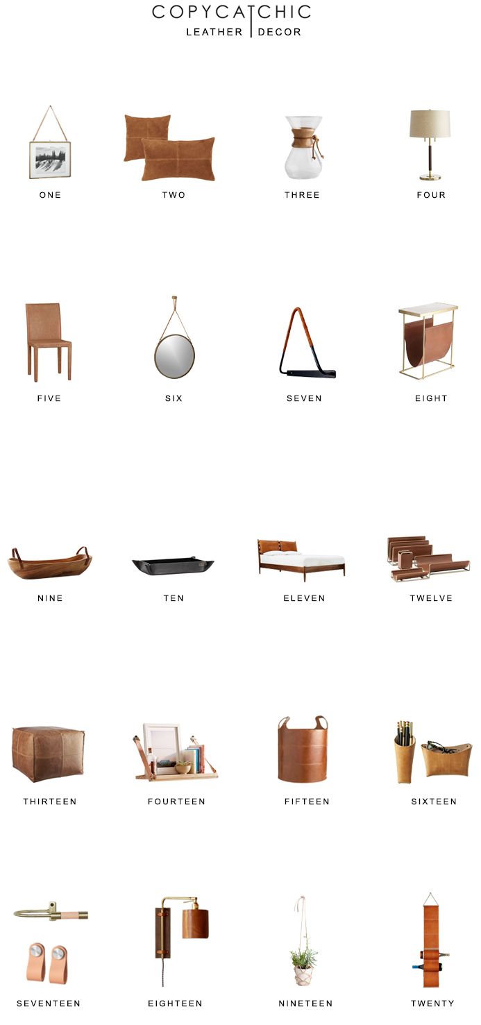 the different types of furniture are shown in this diagram