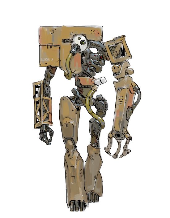 an image of a robot that is standing up