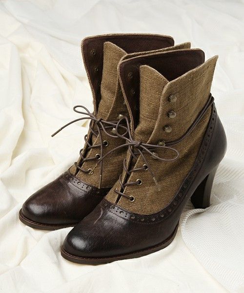 40s Mode, Victorian Shoes, Cheap Ankle Boots, Boho Mode, Popular Boots, Vintage Boho Fashion, Winter Ankle Boots, Retro Mode, Vintage Boots