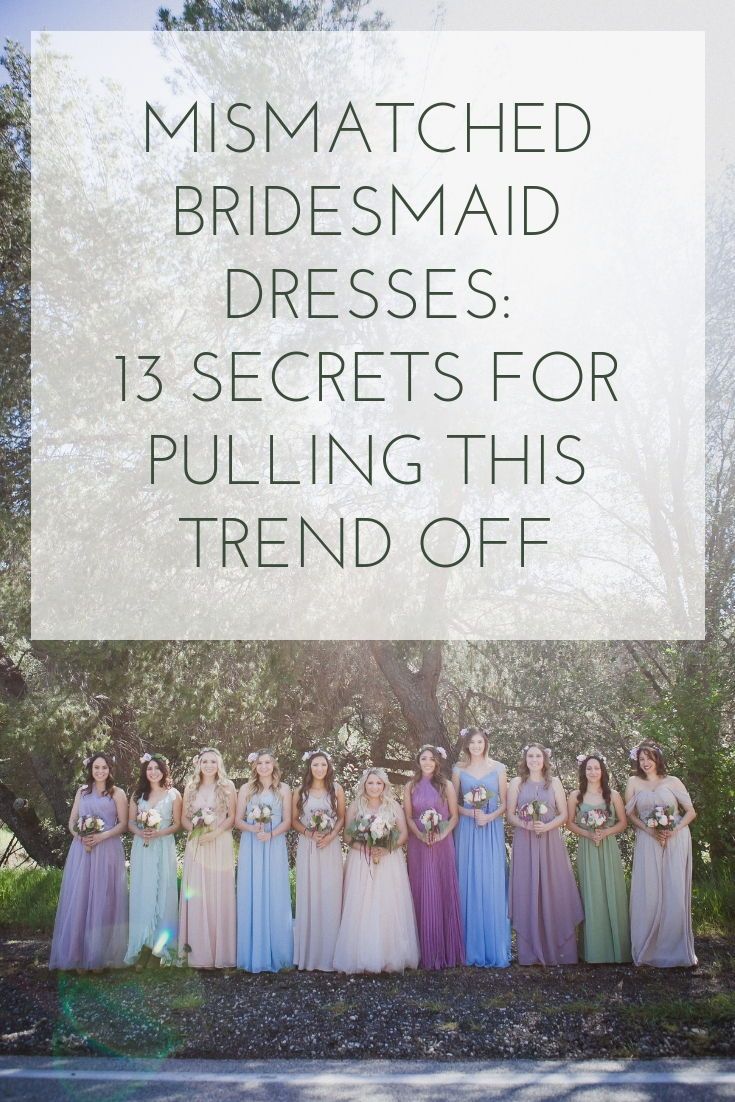 bridesmaid dresses 13 secrets for pulling this trend off