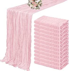 a bunch of pink tissue with flowers on top