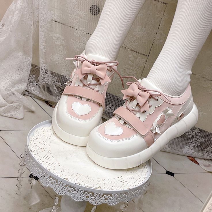 This price is for a pair of sneakers only.   	 		 			Size 			35 			36 			37 			38 			39 			40 		 		 			Foot Length 			22.5 			23 			23.5 			24 			24.5 			25 Sports Platform Sneakers With Flat Heel, Sports Platform Sneakers, Cute Flat Sneakers With Rubber Sole, Cute Slip-on Synthetic Sneakers, Sneakers With Vulcanized Sole And Round Toe, Cute Synthetic Slip-on Sneakers, Cute White Sole Lace-up Sneakers, Cute Lace-up Sneakers With White Sole, Cute Lace-up Sneakers With Rubber Sole