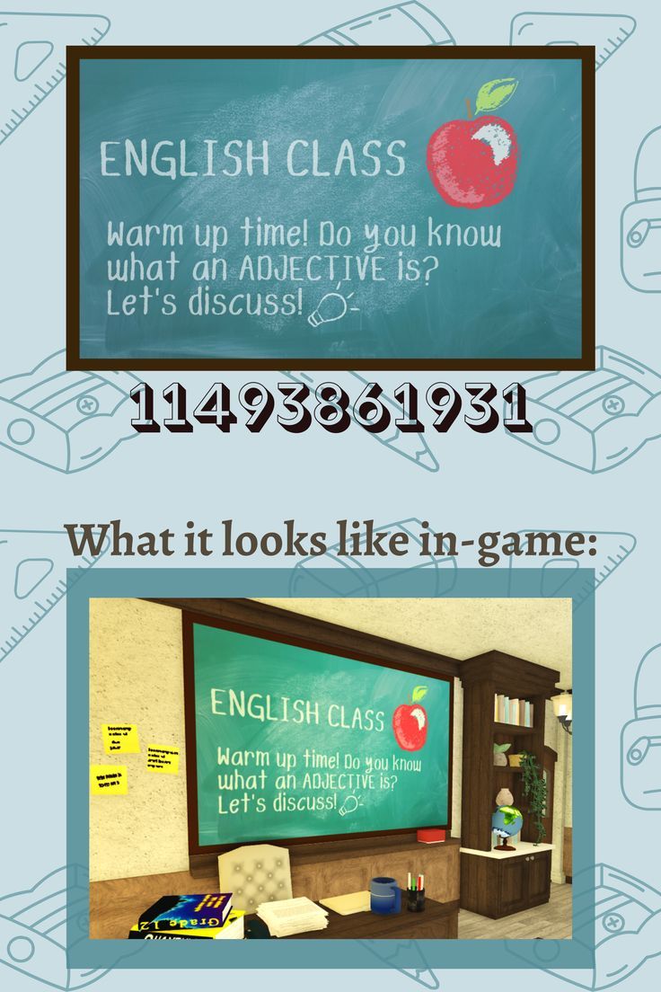 an image of a classroom with the words english class and what it looks like in game