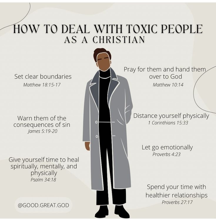 a man in a long coat with the words how to deal with toxic people as a christian