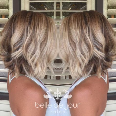 Shoulder Length Bob Haircut, Balayage Blonde, Haircut Styles, Bob Haircuts For Women, Penteado Cabelo Curto, Hair Envy, Shoulder Length Hair, Hair Color Trends, Hair Tips