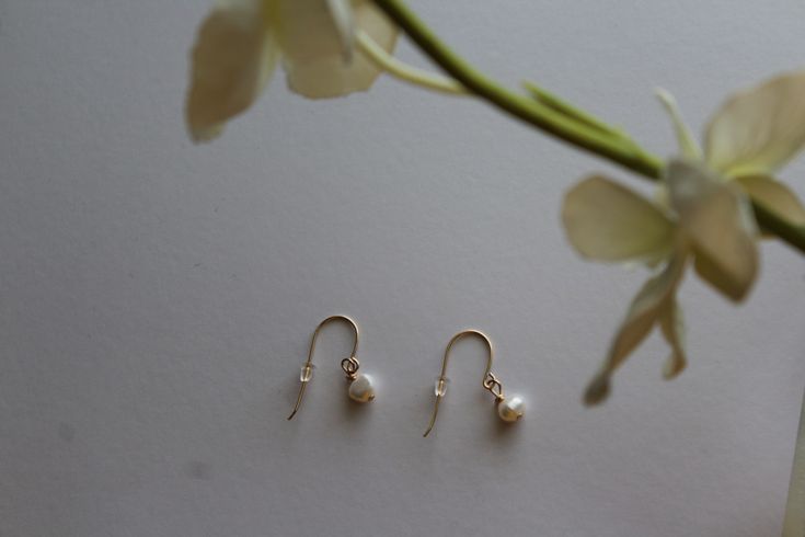 Instagram: @jilliansgems Etsy: jilliansgemsco  #summerjewelry #trendyjewelry #goldjewelry #daintyjewelry Hypoallergenic Drop Pearl Earrings Dainty Style, Everyday Hypoallergenic White Gold Pearl Earrings, Minimalist Drop Pearl Earrings For Anniversary, Minimalist Nickel-free Pearl Earrings For Formal Occasions, Dainty Drop Pearl Earrings Hypoallergenic, Minimalist Hypoallergenic Pearl Earrings For Formal Events, Minimalist White Gold Pearl Drop Earrings, Minimalist Pearl Charm Earrings For Anniversary, Minimalist Dangle Pearl Earrings For Anniversary