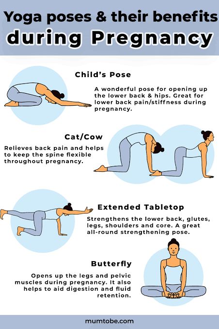 a woman doing yoga poses and their benefits during pregancy info for beginners