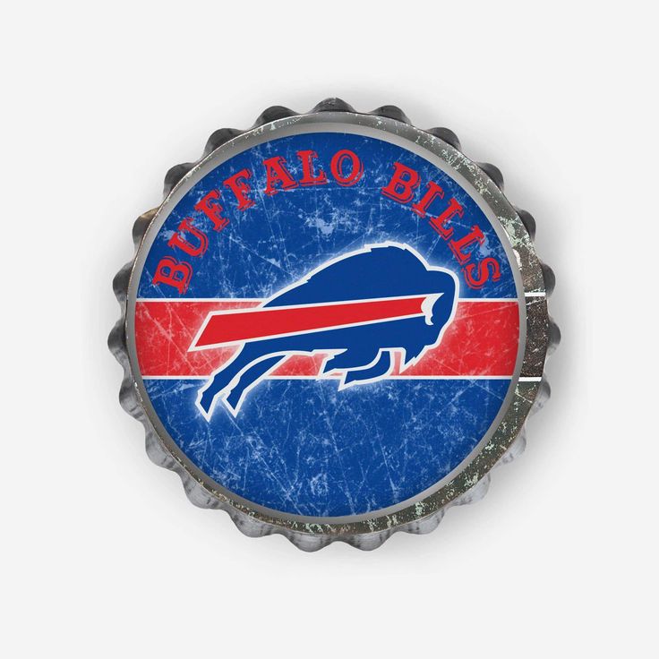 the buffalo bills bottle cap is shown