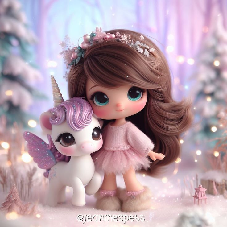 jeaninespets | More unicorns! #novprompts23 Made with DALLE 3 on Bing, Midjourney and @nightcafestudio | Instagram Unicorn Princess, Unicorn Doll, Baby Unicorn, November 30, Fantasy Fairy, Lol Dolls, Cute Dolls, Cute Pictures, Diy Projects