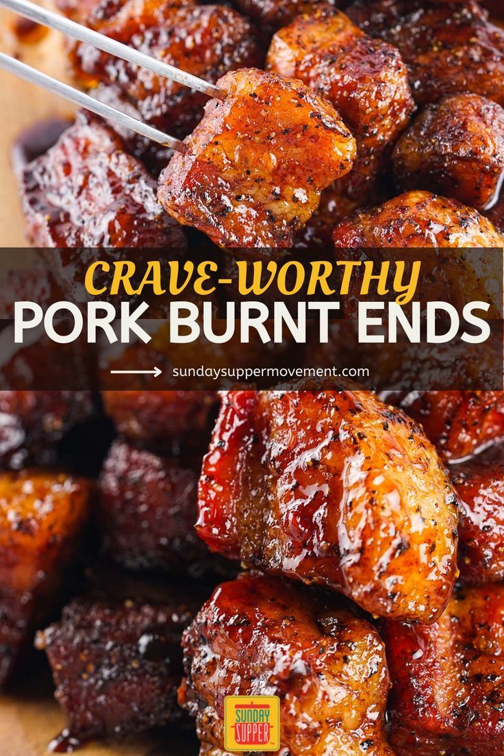 Juicy burnt ends smothered in BBQ sauce. Pork Belly Burnt Ends Oven, Burnt Ends Oven, Pork Belly Recipe Oven, Pork Belly Oven, Easy Pork Belly, Best Pork Belly Recipe, Pork Burnt Ends, Cabbage Steaks Recipe, Smoked Pork Belly