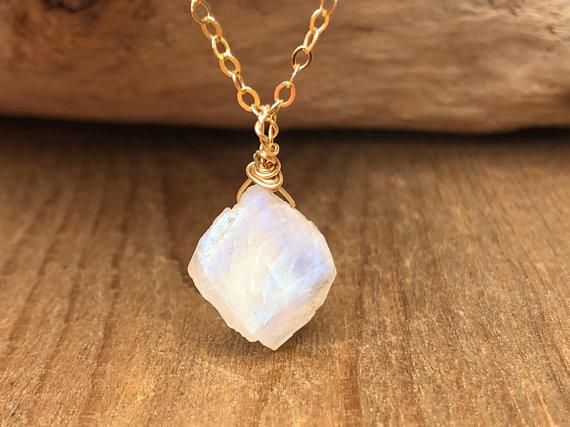 [High Quality Handmade Birthstone Jewelry Online] - Moon Lotus Crystals Feminine Essence, Raw Moonstone, Phases Of The Moon, Moonstone Necklace, Buy Handmade, Feminine Energy, Healing Crystal, Birthstone Jewelry, Rainbow Moonstone