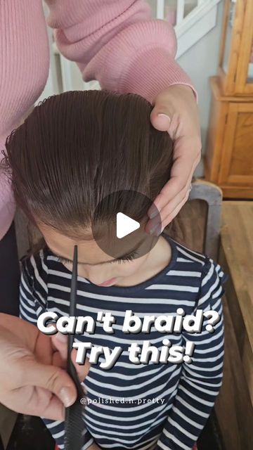 Jeanette Nuttall on Instagram: "Pov: You can't braid yet so you try this instead. 😃  This is called a Mermaid Braid, and it actually doesn't require any traditional braiding skills! Elastic styles are so fun and can be a great choice for those learning to braid traditionally. For our Mermaid Braid today we used rainbow colored elastics in celebration of St. Patrick's Day coming up. The back of the style is a pull-through braid and again, the elastics really pop and make this part so cute!   Share with someone who needs to try this!   #mermaidbraid #mermaidbraidhowto #reel #rainbowhair #video #polishednpretty #holidayhairstyle #stpatricksdayhair #elastichairstyle #viralhairideas #trenzasparaniñas #bonitasparaninas #pienados #cutehalfupstyle #halfuphairstyle #funhair" How To Mermaid Braid, Learning To Braid, Plaits Tutorial, Mermaid Braids, Rainbow Braids, Tail Braids, Mermaid Braid, Pull Through Braid, Braids For Kids