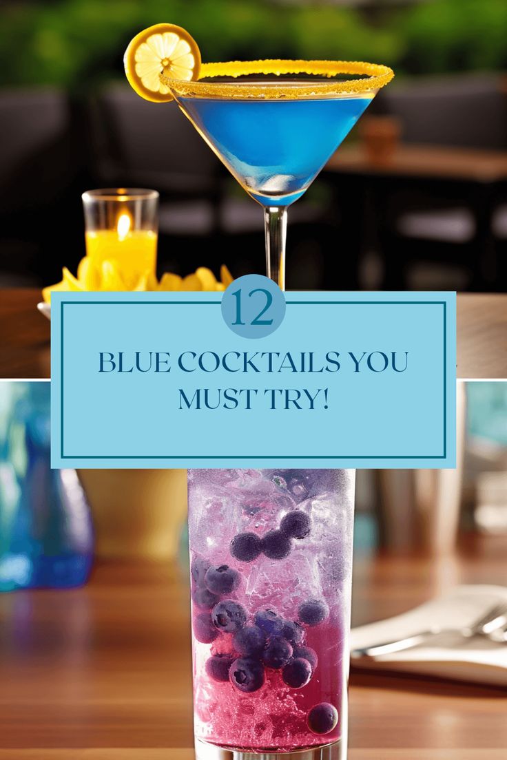 blue cocktails you must try