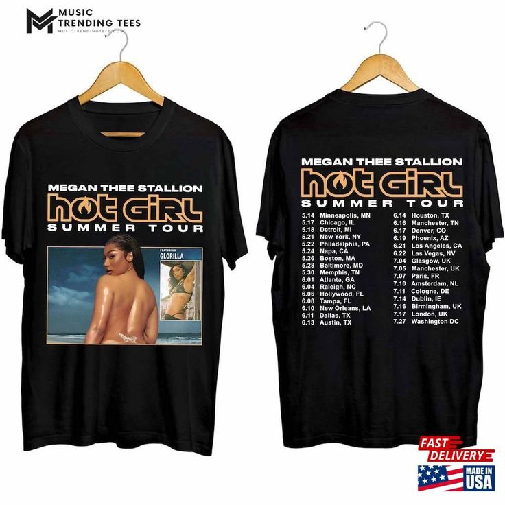 Megan Thee Stallion Hot Girl Summer Tour 2024 Shirt Fan T-Shirt Sweatshirt Check more at https://musictrendingtees.com/product/megan-thee-stallion-hot-girl-summer-tour-2024-shirt-fan-t-shirt-sweatshirt/ Thee Stallion, Hot Girl Summer, Megan Thee Stallion, Family Tees, Summer Tour, Summer Concert, Fan Shirts, Concert Tees, Concert Tshirts