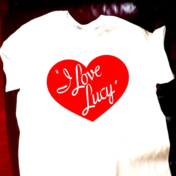 I Love Lucy Tshirt Brand New Without Tags Made To Order 100 % Cotton Unisex Tee Color-White High Quality Tee Short Sleeved Fast Shipping All Orders Are Shipped Via Usps And Tracking Included On All Orders T Shirt Quotes, Shirt Quotes, Love Lucy, I Love Lucy, T Shirts With Sayings, Love T Shirt, Shirts With Sayings, Tshirt Colors, Peace And Love