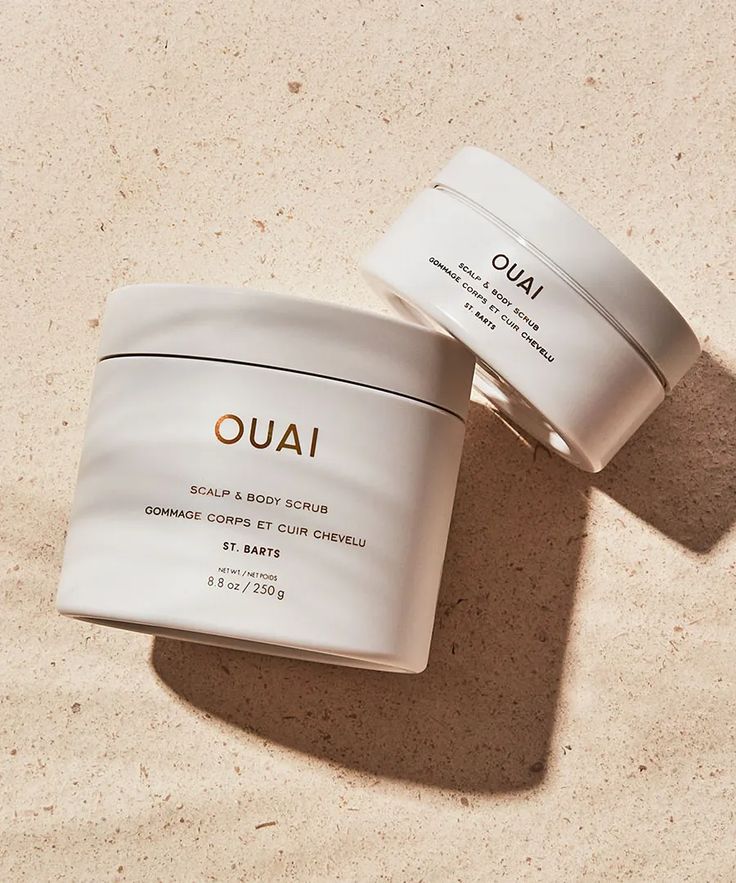 Ouai St Barts, Scrub Skincare, Foaming Scrub, Summer Cosmetic, Fruit Orange, Moisturized Skin, Cosmetic Packaging Design, Jar Design, Melrose Place