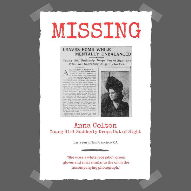 the front page of a missing poster for an upcoming book, featuring a woman's profile