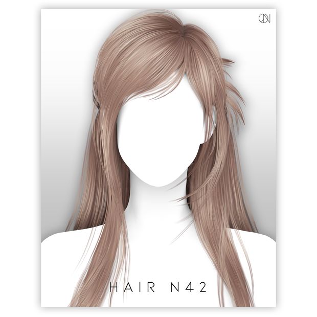 an image of a woman's hair with the words hair n4 on it