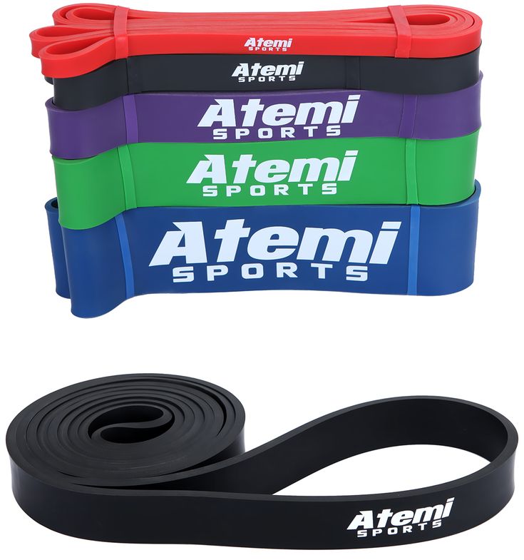 an assortment of sports wristbands with different colors