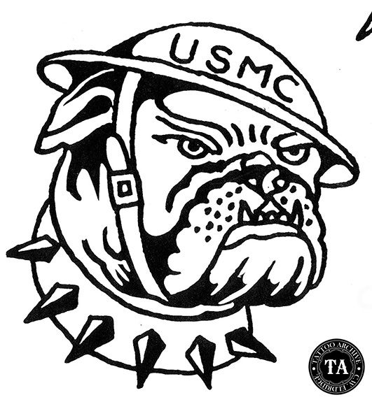 a black and white drawing of a bulldog wearing a hat