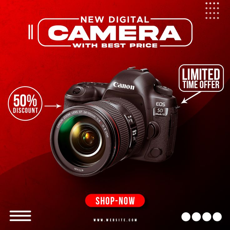 the new digital camera with best price is up to 50 % off at shop now