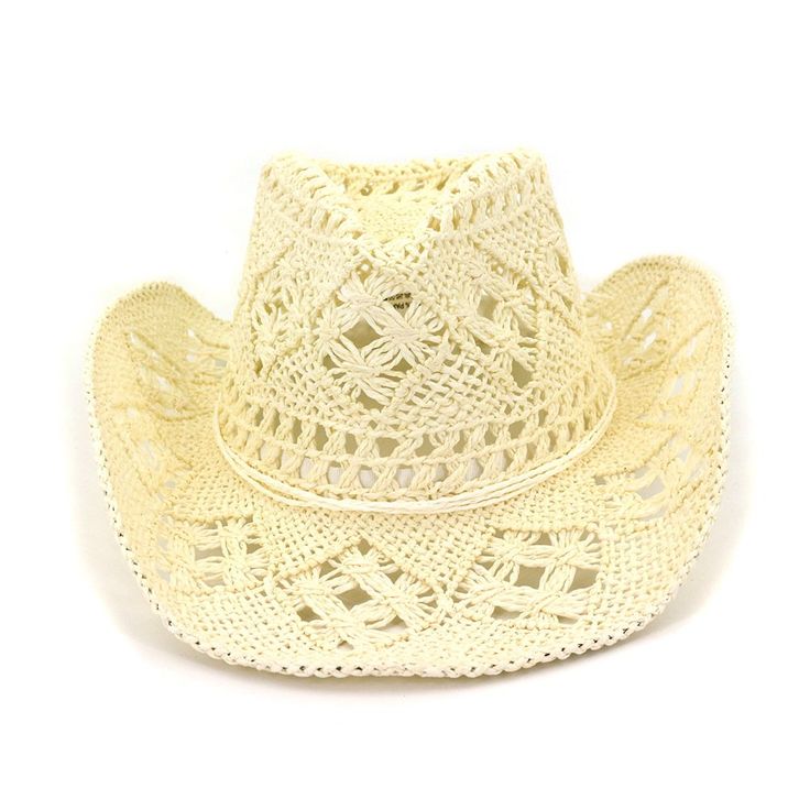 PRICES MAY VARY. Our straw cowboy hats are light, breathable, and are made to protect you from the hot sun all day long One Size Fits Most 22inchs, Foldable and crushable, easy to take and pack up. After unfolding, Height is 4.7 inches. Brim width is 3 inches. Easy to carry everywhere, no matter in bag or suitcase for travel or holidays Flexible wide 3inch brim provid es a perfect shade to your face, help protecting from the sun's harmful rays, keep you cool and in the shade on a bright and sunn Cute Cowboy Hat, Cowboy Straw Hat, Cowboy Hat Bands, Floppy Beach Hat, Summer Straw Hat, Chapeau Cowboy, Straw Cowboy Hat, Boho Hat, Western Cowboy Hats