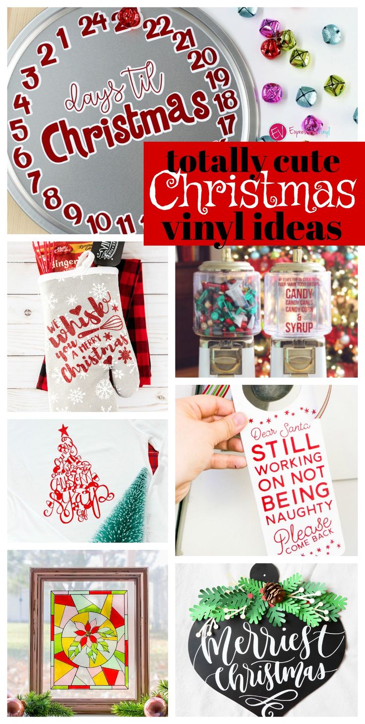 christmas crafts and diy ideas for the holiday season are featured in this collage