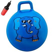 an elephant shaped blue frisbee next to a marker pen and markers on a white background