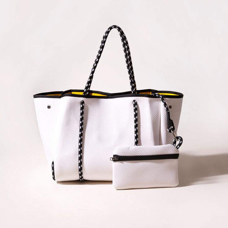 The cool, everyday bag that’s perfect for work, gym, beach, traveling, and everything in between. Trendy White Large Capacity Beach Bag, Trendy Large Capacity White Beach Bag, Sporty White Shoulder Bag With Large Capacity, Trendy White Travel Bag, Casual White Shoulder Beach Bag, Sporty White Rectangular Shoulder Bag, White Casual Shoulder Beach Bag, Casual White Large Capacity Beach Bag, White Large Capacity Casual Beach Bag