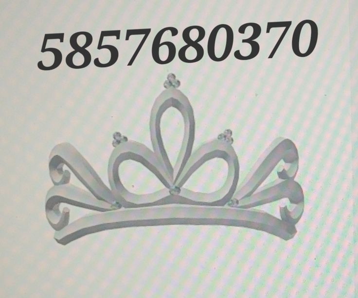 an advertisement for a hair salon with a tiara on it's back side