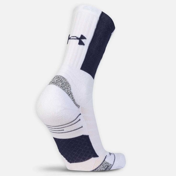 Put some team-inspired pep in your step when you slide on these Notre Dame Fighting Irish Playmaker crew socks from Under Armour. These comfortable crew socks feature moisture-wicking fabric and designed to offer maximum support and impact absorption. Whether you're enjoying a light jog or you want to show your support for your favorite team from head to toe, you'll be displaying your Notre Dame Fighting Irish pride with every step.Put some team-inspired pep in your step when you slide on these Breathable Casual Socks For Sports Season, Breathable Casual Socks For Sports, Casual Fade-resistant Training Socks, Comfortable Sweat-resistant White Socks, Comfortable Sweat Resistant White Socks, White Comfortable Moisture-wicking Socks, White Moisture-wicking Socks, Comfortable Moisture-wicking White Socks, Comfortable White Sweat Resistant Socks