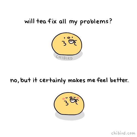 two cartoon faces with text that says, will i fix all my problems?