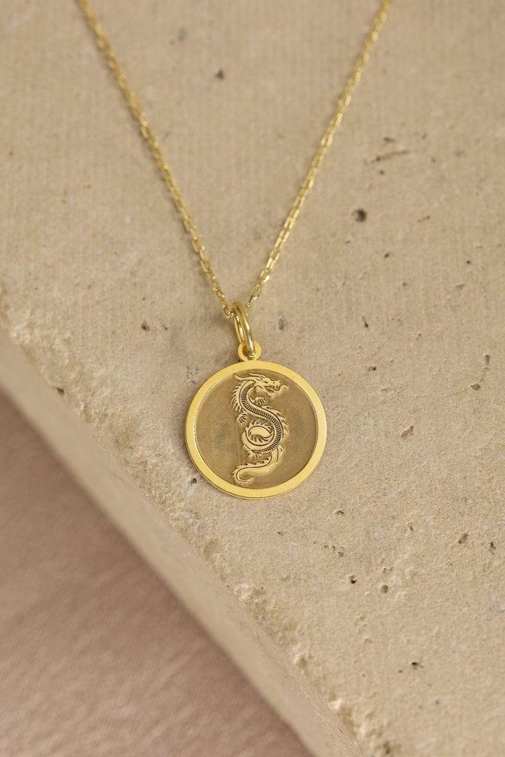 Gold Lion Pendant - Lion Head Gold Necklace ● Material of pendant: Solid Gold 14k ( REAL GOLD ) ● Metal Stamp: 14k ( REAL GOLD ) ● The pendant is available in 5 sizes: - 12,7 mm / 0.5 inches (Diameter) - 14,0 mm / 0,55 inches ( Diameter ) In the photos - 15,3 mm / 0.6 inches ( Diameter ) - 16,5 mm / 0,65 inches ( Diameter ) - 19,1 mm / 0,75 inches ( Diameter ) ( In the photos the size is 14mm / 0.55 inches Diameter ) ( Jump Ring inner diameter: 4 mm ) ● Material of chain: Solid gold 14k ( REAL G Symbolic Gold Initial Pendant Jewelry, Personalized Amulet Necklaces For Anniversary, Spiritual Gold Charm Necklaces For Birthday Gift, Spiritual Gold Charm Necklace For Birthday Gift, Personalized Amulet Necklace For Anniversary, Gold Round Amulet Charm Necklace, Gold Locket Necklace For Birthday, Symbolic Personalized Necklace For Birthday Gift, Symbolic Gold Charm Necklace With Locket