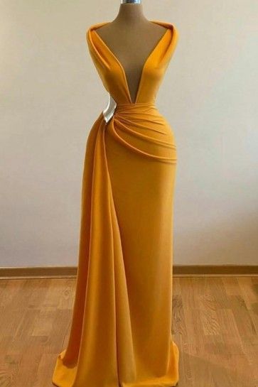 Satin Evening Dress, 2021 Prom Dresses, Prom Dresses Yellow, Cheap Evening Dresses, Satin Evening Dresses, Evening Dresses Cocktail, فستان سهرة, Dress Dusty, Evening Dresses Elegant