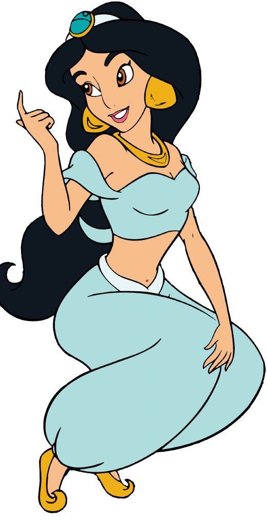 an image of a cartoon character with long black hair and blue dress, sitting on the ground