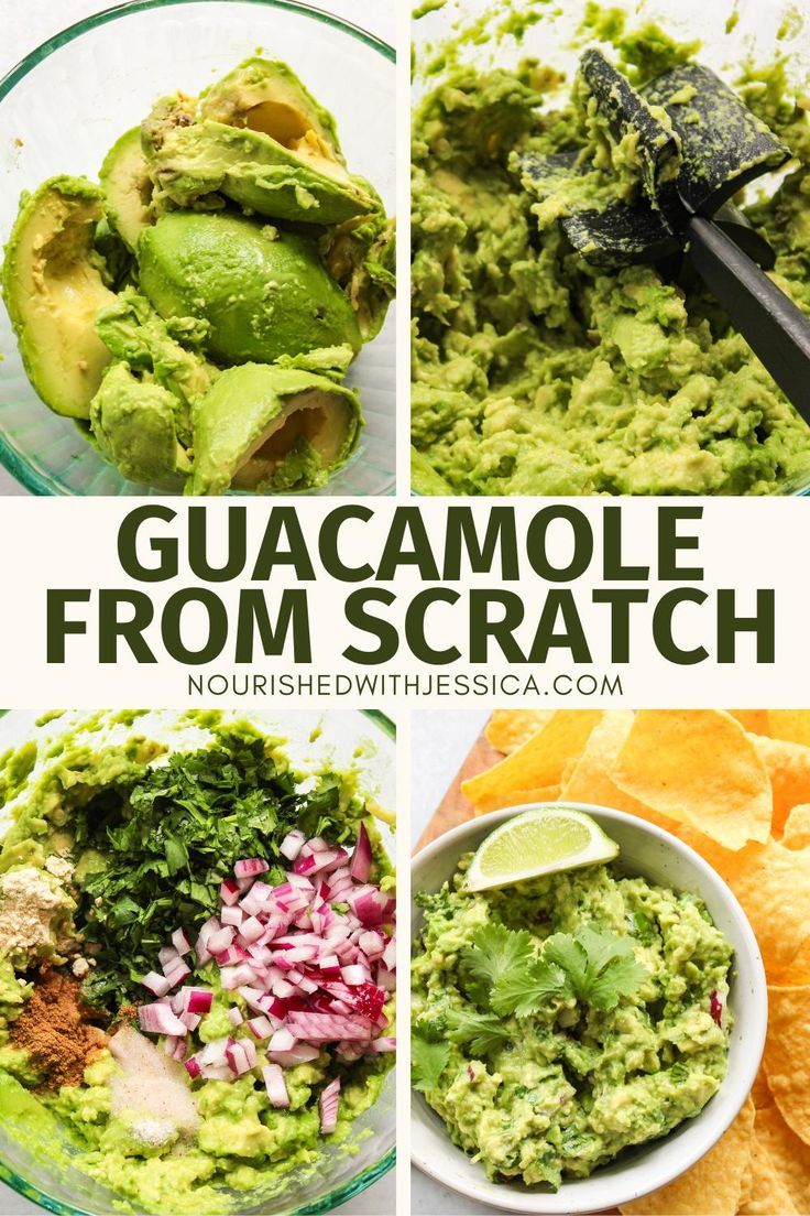 guacamole from scratch is an easy and delicious appetizer that everyone will love