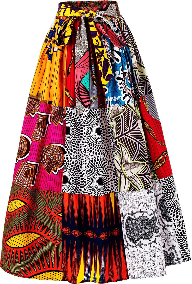 PRICES MAY VARY. Material:Made with african ankara fabric,Multiple ankara print join together to make a vibrant skirt. .Features:high waist,elastic waistband,tie-up elastic waistband,pleated, A-line maxi skirt,knee length pleated skirts with pockets. ❤ Note:The "Print Pattern" is random and there will be some differences in each skrit. Occasion:Perfect for Party,Birthday,Cocktail,Wedding,Shopping,Dance,Festivals,Church,Club,Vacation and Daily wear. Garment Care:Hand wash in cold water with mild Long African Skirt, African Maxi Skirt, Maxi Skirt With Pockets, African Skirt, Birthday Cocktail, Caribbean Fashion, African Print Maxi Skirt, Ankara Skirt And Blouse, Camo Skirt