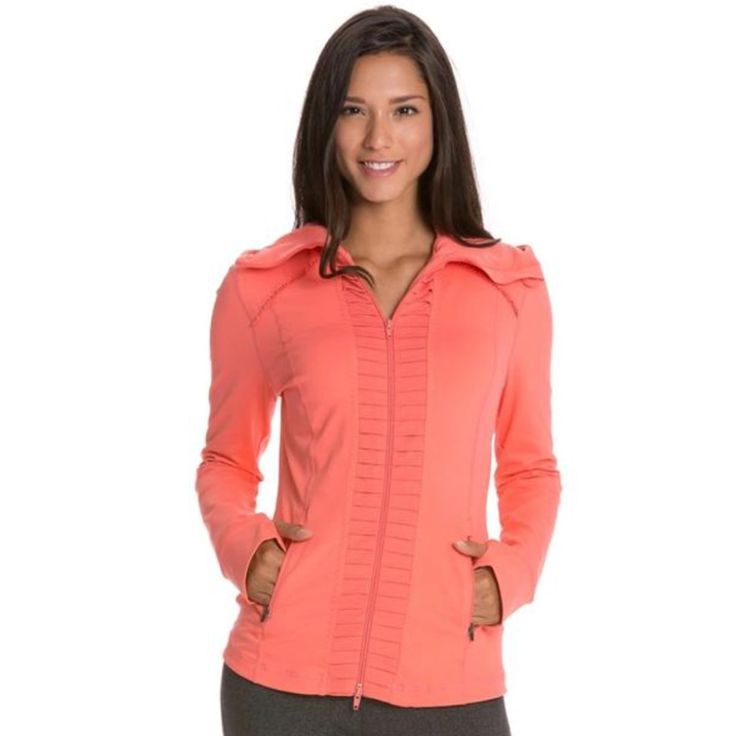 Vimmia Hooded Pleated Jacket In Sunset Sz L- Nwt!! Color Did Not Photograph Well - Please Refer To Stock Photos For True Color (It's A Vibrant Pink Salmon Color). Like What You See? Please Check Out My Other Listings - I Only List Nwt/Nwot/Barely Used Items! I Only Give Bundle Discounts For "Bundles" (2 Or More Items), So If You're Interested In Only One Item, Please Make An Offer! Happy Shopping! Fitted Athleisure Outerwear For Spring, Pink Long Sleeve Hooded Jacket For Spring, Spring Hooded Stretch Track Jacket, Spring Solid Color Stretch Hooded Jacket, Spring Stretch Hooded Track Jacket, Spring Stretch Solid Hooded Jacket, Pink Athleisure Outerwear With Long Sleeves, Pink Long Sleeve Athleisure Outerwear, Stretch Long Sleeve Hooded Jacket For Spring