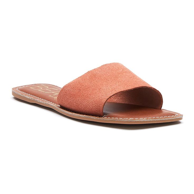 Complement your cool, casual warm-weather style with these Beach by Matisse Bali women's sandals. Click this FOOTWEAR GUIDE to find the perfect fit and more! Complement your cool, casual warm-weather style with these Beach by Matisse Bali women's sandals. Click this FOOTWEAR GUIDE to find the perfect fit and more! SANDAL FEATURES Easy slip-on designSANDAL CONSTRUCTION Suede upper Leather lining Manmade outsoleSANDAL DETAILS Square toe Slip-on Padded footbed Size: 6. Color: Clay. Gender: female. Casual Leather Sandals For Beach, Casual Cushioned Flip Flops For Summer, Casual Cushioned Flip Flops For Summer Outings, Trendy Suede Slip-on Sandals, Brown Casual Sandals For Beach Season, Casual Slide Flip Flops For Summer Outings, Casual Brown Sandals For Beach Season, Casual Leather Mules For Beach, Casual Leather Mules For Summer