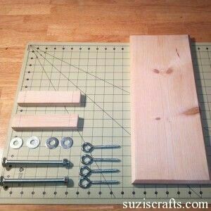 the tools are laid out on the cutting board to be used for making woodwork