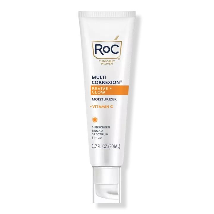 Multi Correxion Revive + Glow Moisturizer SPF 30 - RoC | Ulta Beauty Roc Skincare, Glow Moisturizer, Day Moisturizer, Firming Eye Cream, Sunscreen Moisturizer, Anti Aging Moisturizer, Deep Wrinkles, Moisturizer With Spf, Dermatologist Recommended