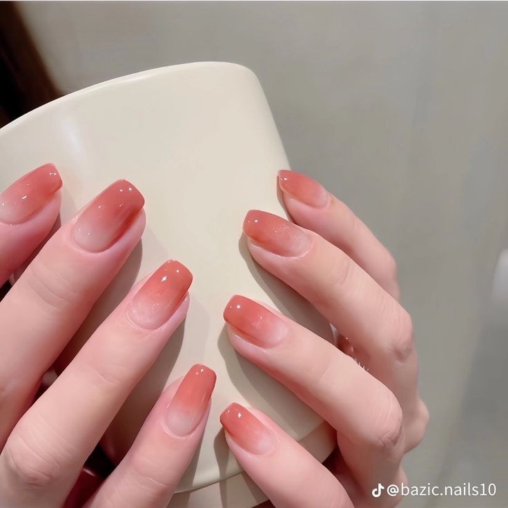 Uñas Aesthetic, Elegant Touch Nails, Asian Nails, Hello Nails, Subtle Nails, Beauty Nails Design, Simple Gel Nails, Casual Nails, Work Nails